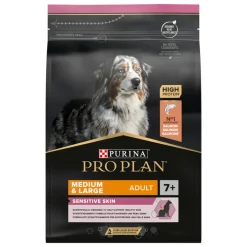 Online Adult 7+ Medium & Large Sensitive Skin Zalm 3 kg Hondenvoer