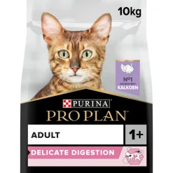 Kattenvoer<Pro Plan Adult Delicate Digestion Kalkoen 10 kg