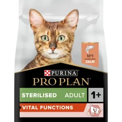 Kattenvoer<Pro Plan Adult Kat Sterilised Vital Functions Zalm 10 kg