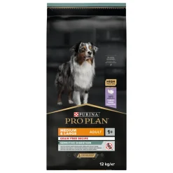 Hondenvoer<Pro Plan Adult Medium & Large Sensitive Digestion Graanvrij Kalkoen 12 kg