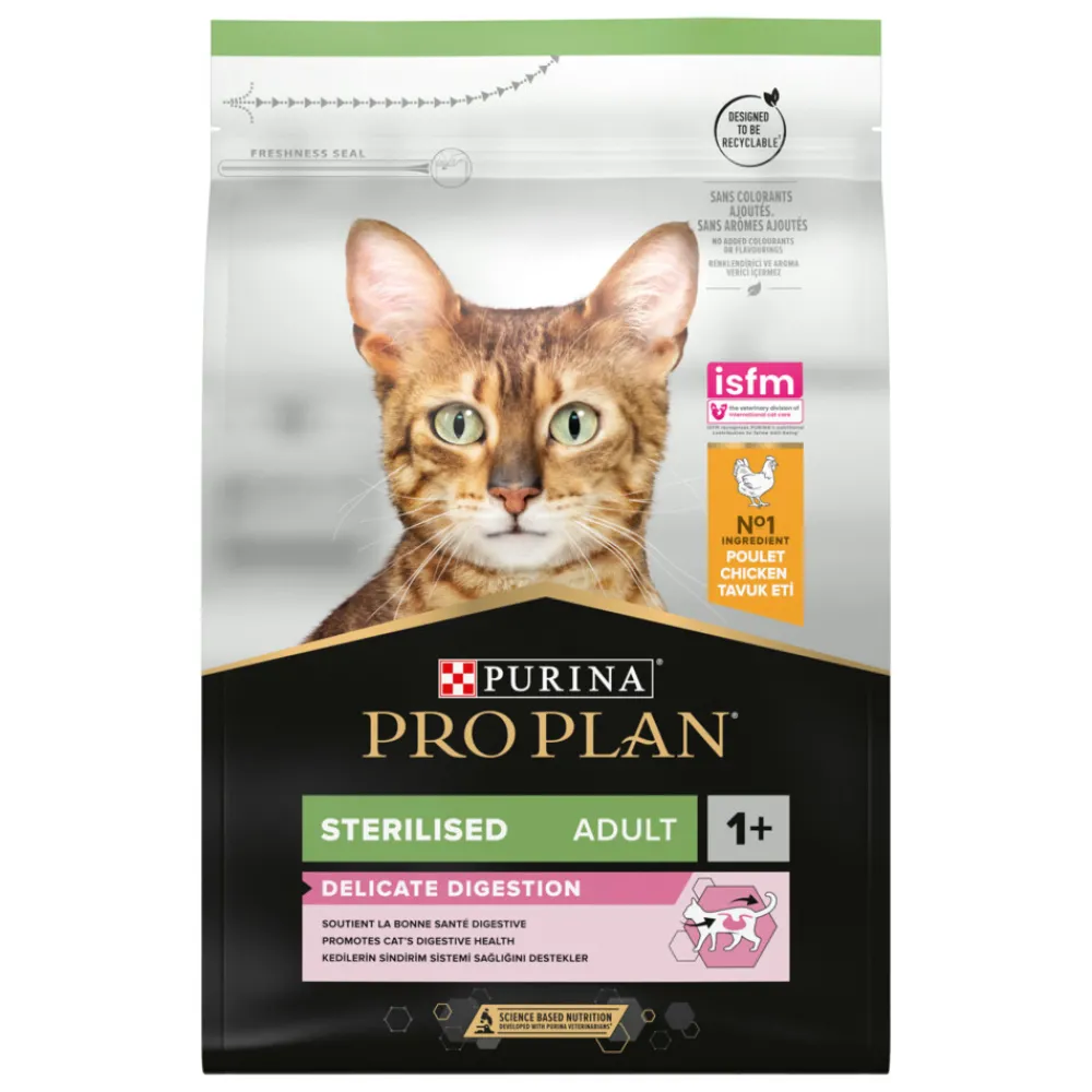 Kattenvoer<Pro Plan Adult Sterilised Delicate Digest Kip 3 kg