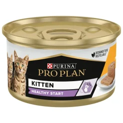 Kattenvoer<Pro Plan Cat Blik Mousse Kitten Kip 85 gr