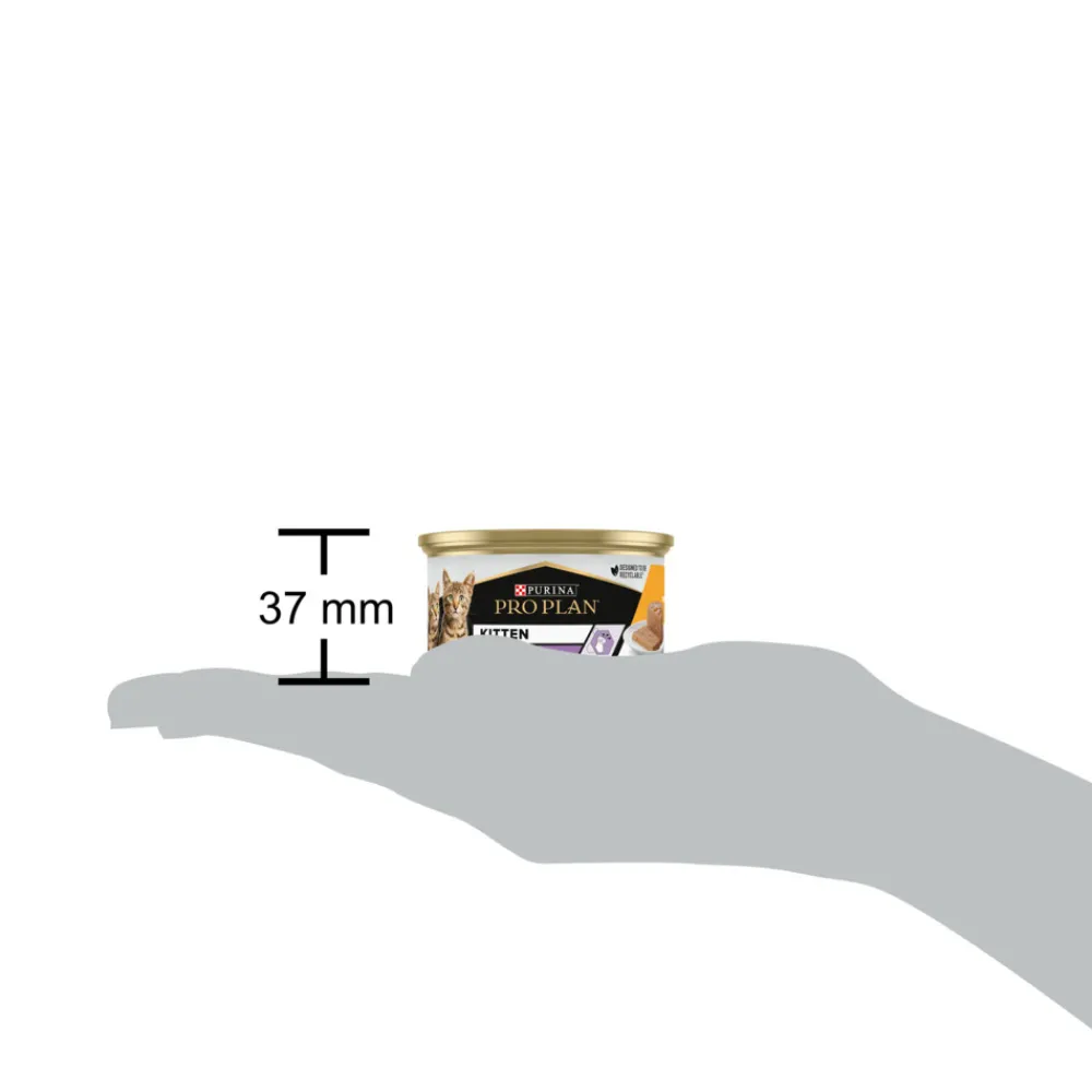 Kattenvoer<Pro Plan Cat Blik Mousse Kitten Kip 85 gr