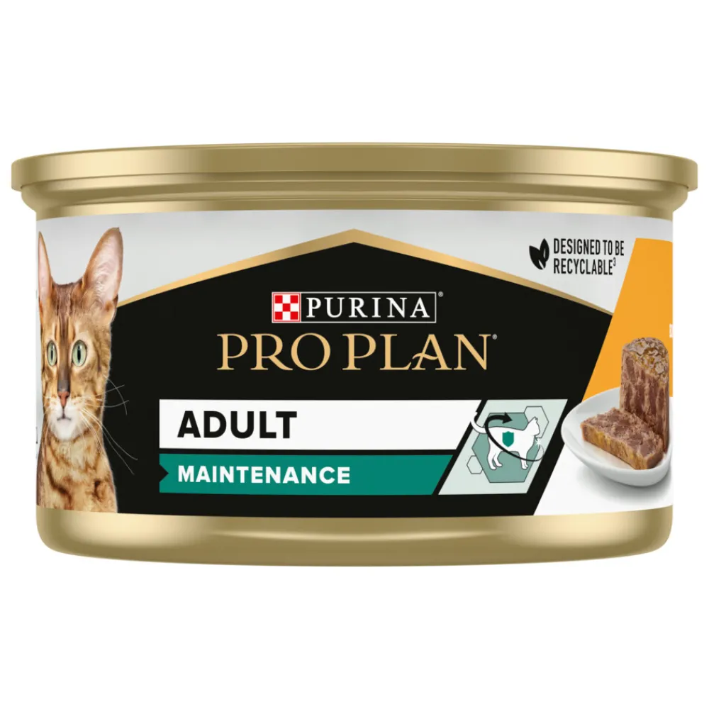 Kattenvoer<Pro Plan Cat Blik Paté Adult Kip 85 gr