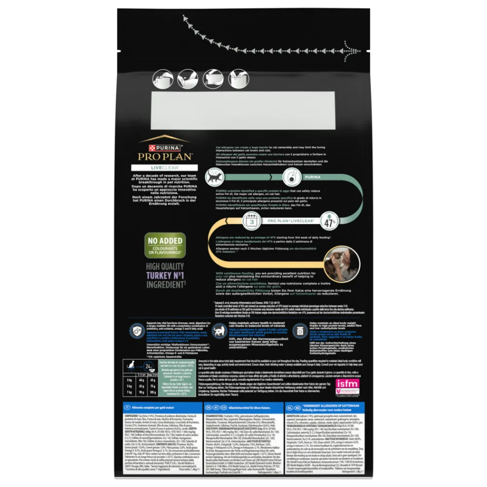 LiveClear Sterilised Senior Kalkoen 1,4 kg^Pro Plan New