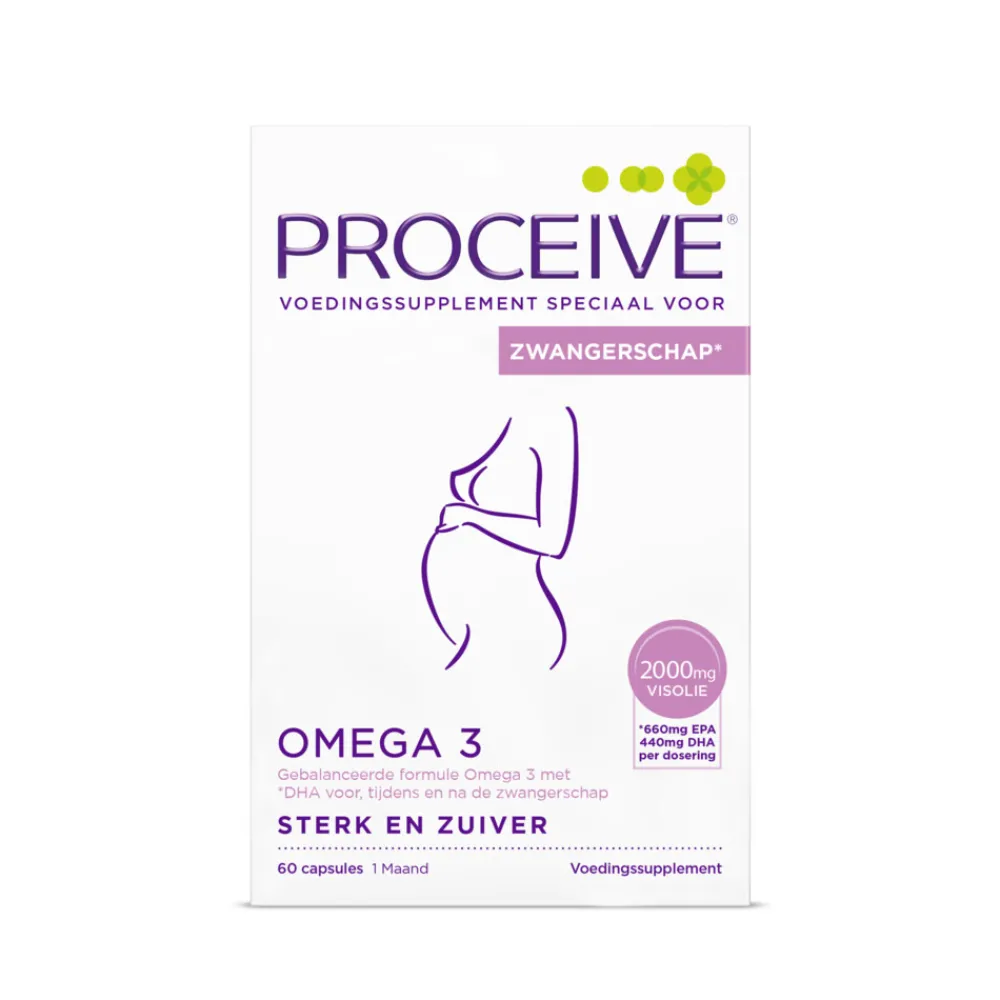 Voor Vrouw Of Man<Proceive Kinderwens & Zwangerschap Omega 3 60 Capsules
