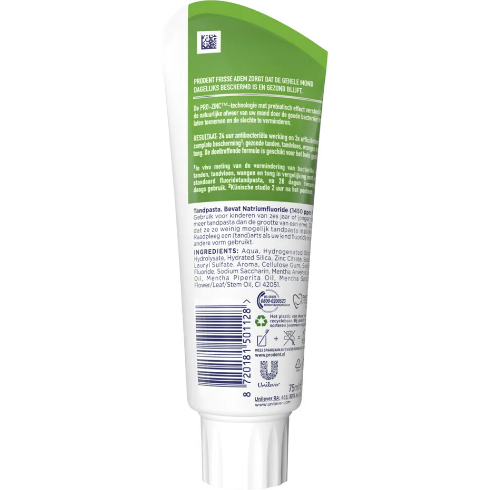 Tandpasta Frisse Adem 75 ml^Prodent Hot