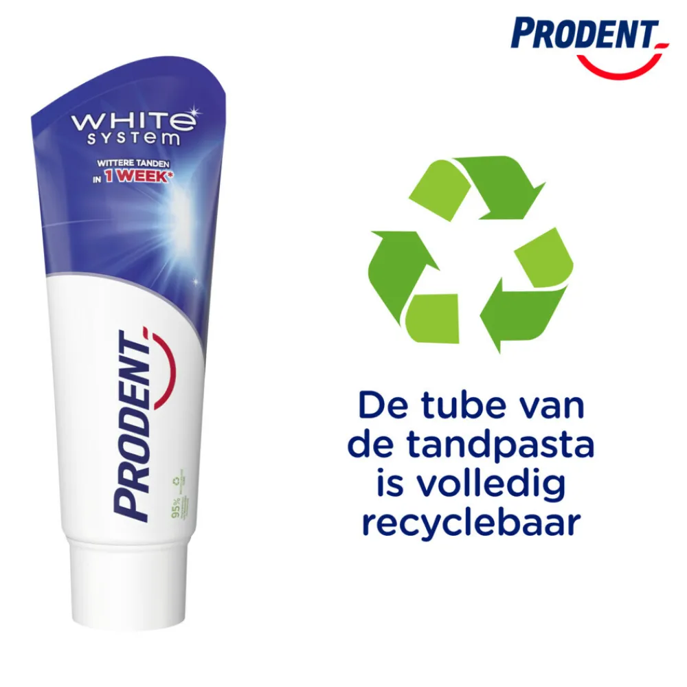 Discount Tandpasta White System 75 ml Spoelen & Poetsen