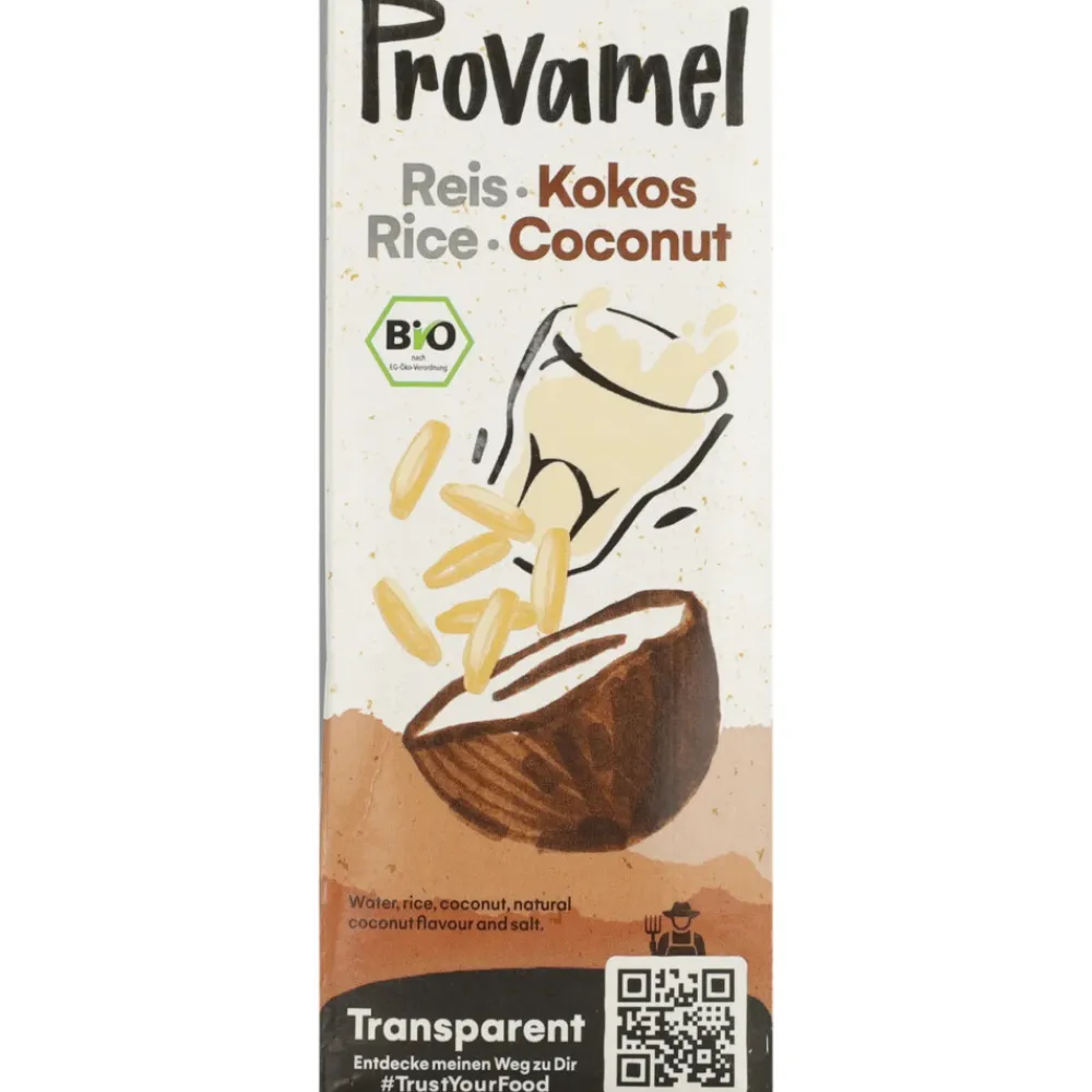 Melkvervangers<Provamel Drink Rijst Kokos 1 liter
