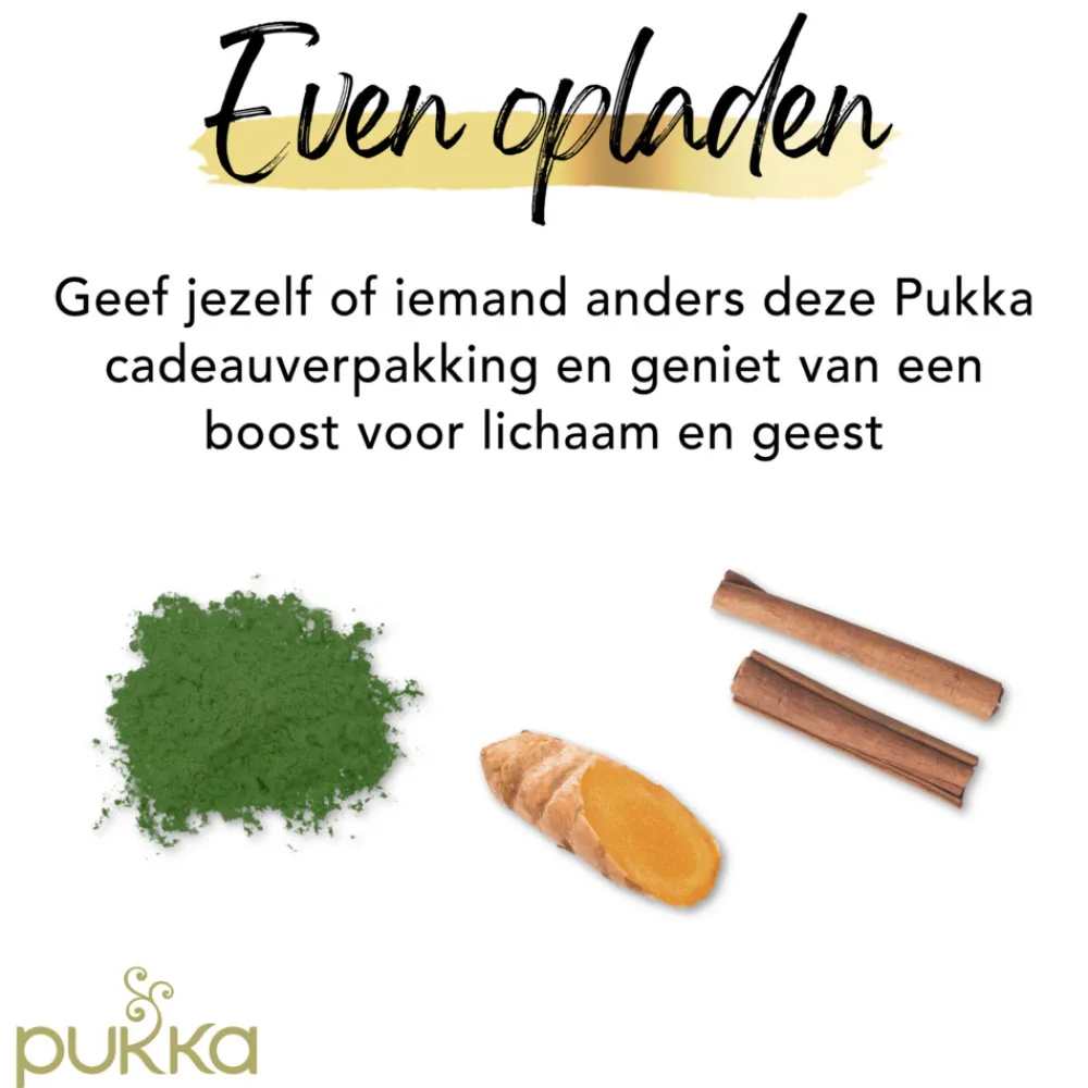Geschenksets|Thee<Pukka Thee Active Kruidenthee Geschenkset 45 stuks