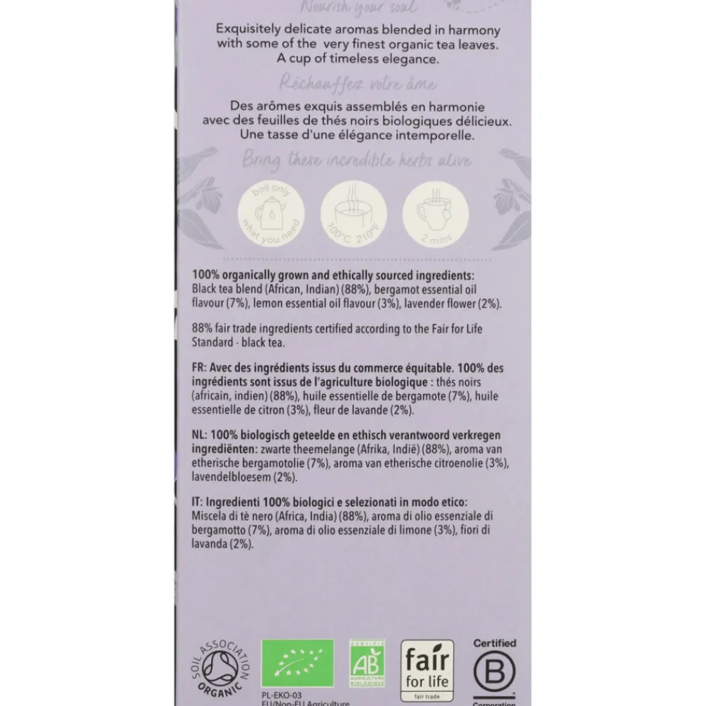 New Thee Gorgeous Earl Grey 20 stuks Thee