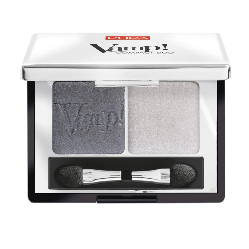 Vamp! Compact Duo Oogschaduw 009 Silver Stone 2,2 gr Oogschaduw