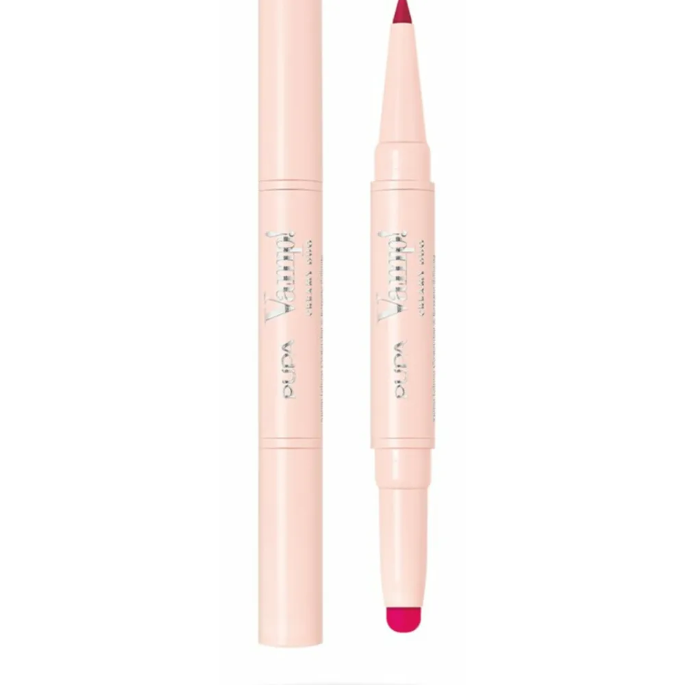 Clearance Vamp! Creamy Duo Lip Pencil & Shiny Lipstick 012 Cherry Red 0,8 gr Lipstick