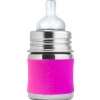 Speenfles Slow Flow Roze 150 ml^Pura Discount
