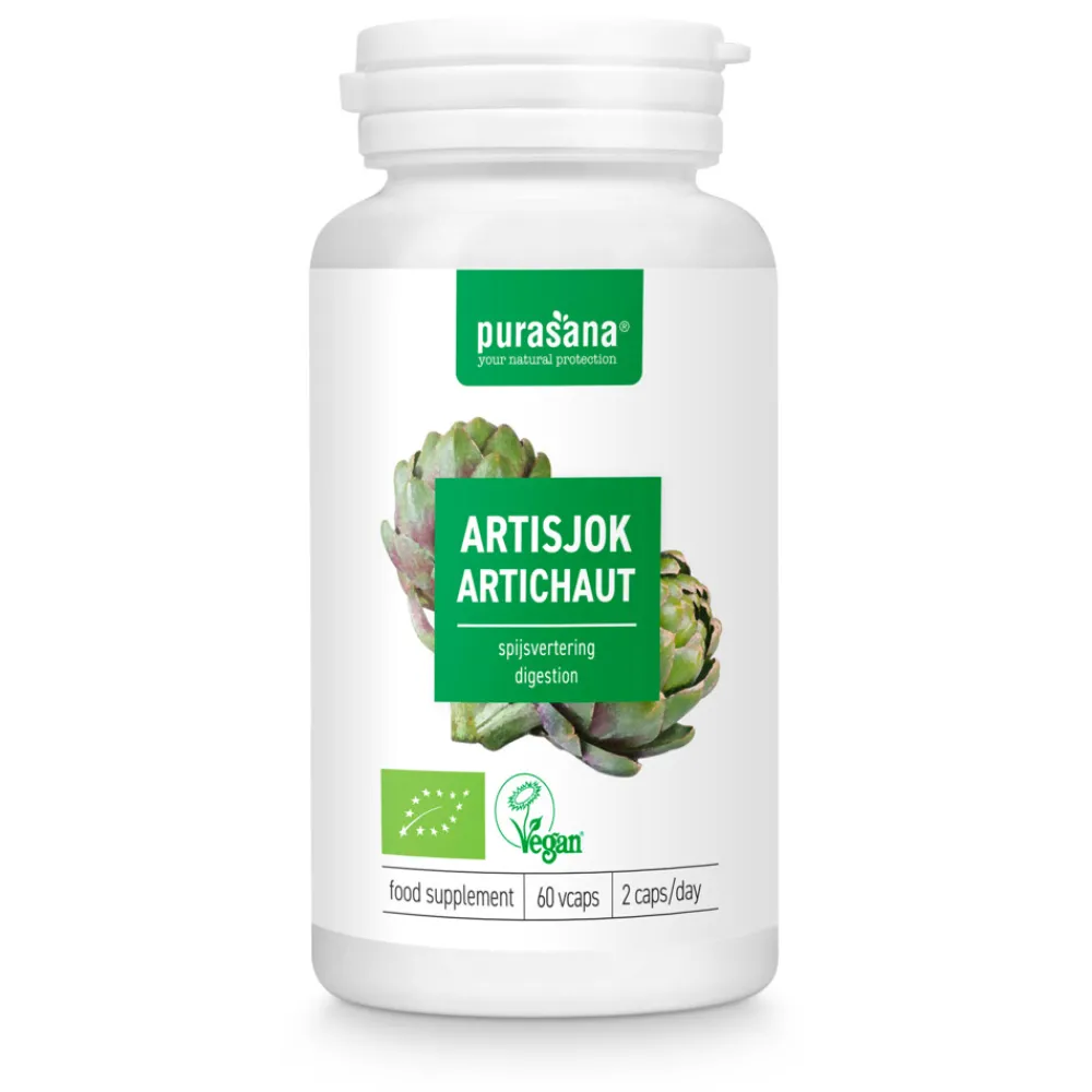 Organen<Purasana Artisjok Extract 300 mg 60 vegacapsules