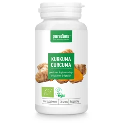 Spieren En Gewrichten<Purasana Kurkuma Bio 120 Capsules