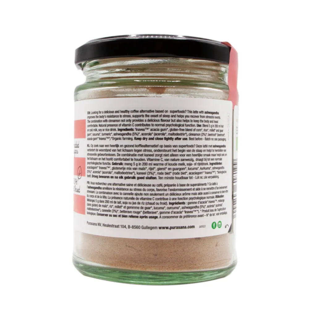Sale Latté Ashwagandha & Kaneel Biologisch 120 gr Dranken