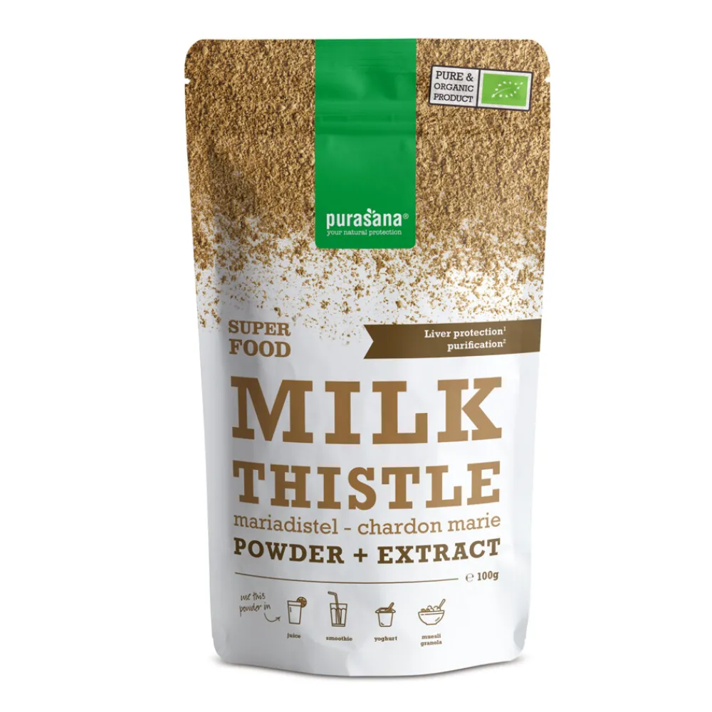 Mariadistel Poeder + Extract 100 gr^Purasana