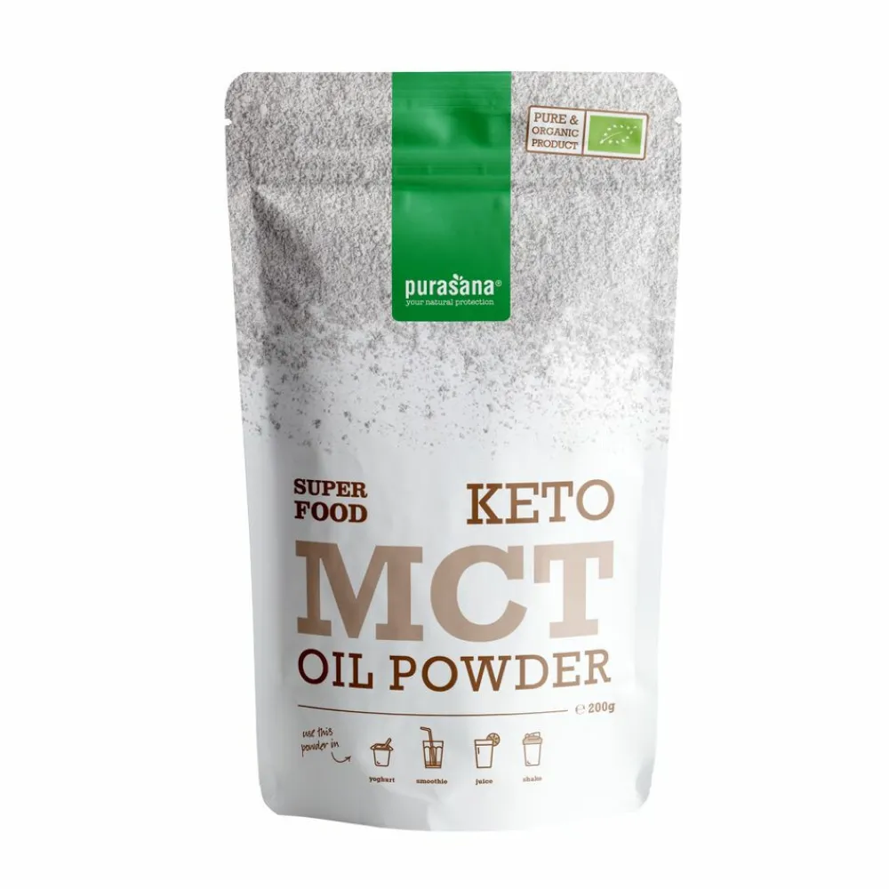 Superfoods<Purasana MCT Olie Poeder Biologisch 200 gr