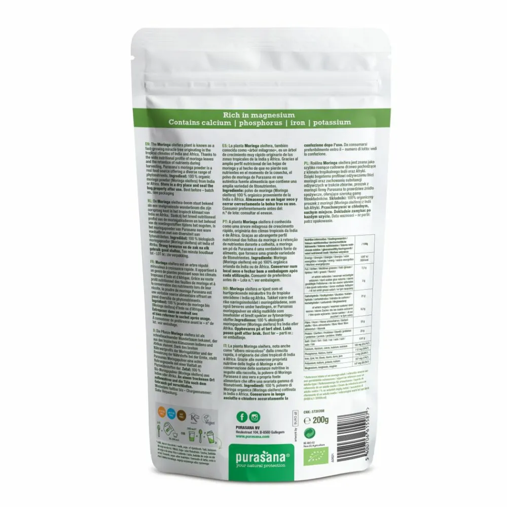 Moringa Poeder Bio 200 gr^Purasana