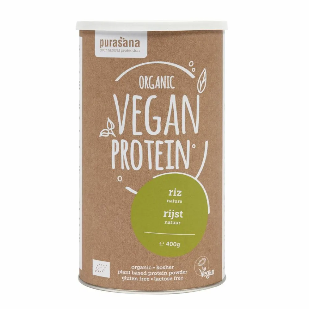 Sportvoeding & Drank<Purasana Single Protein Powder Vegan Rijst Natuur Bio 400 gr