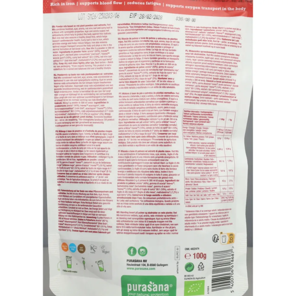 Red Power Mix 100 gr^Purasana New