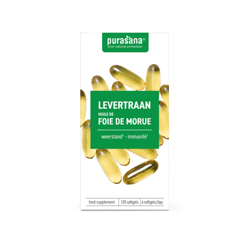 Speciale Bestanddelen<Purasana Single Extracts Oils Levertraan Softgels 120 capsules