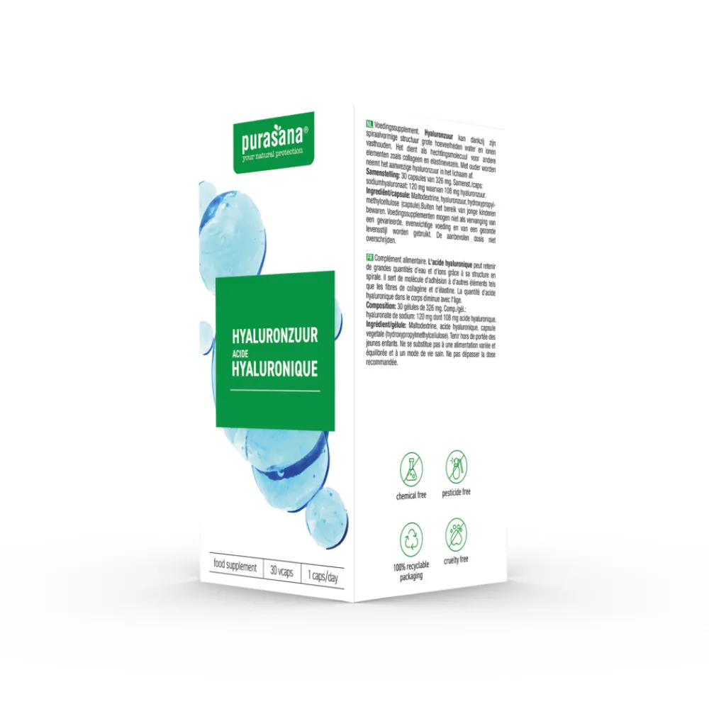 Single Extracts Oils Hyaluronzuur 30 capsules^Purasana