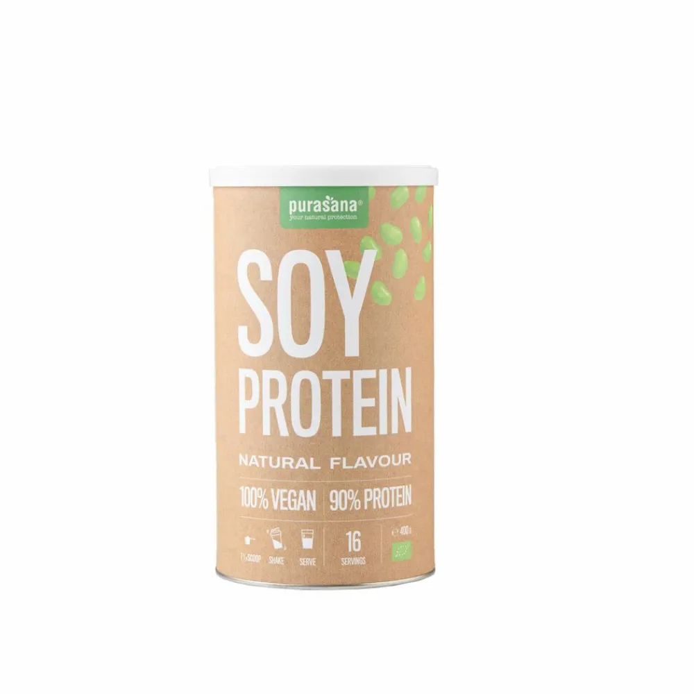 Sportvoeding & Drank<Purasana Single Protein Powder Vegan Soja Natuur 400 gr