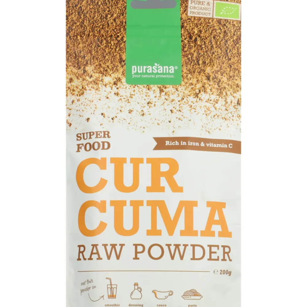 Super Spicy & Tea Bio Kurkuma Poeder 200 gr^Purasana Online
