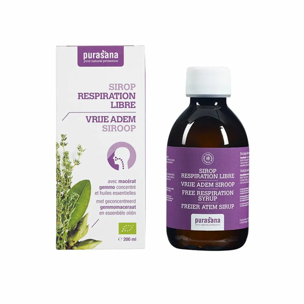Luchtwegen & Keel<Purasana Vrije Adem Siroop 200 ml