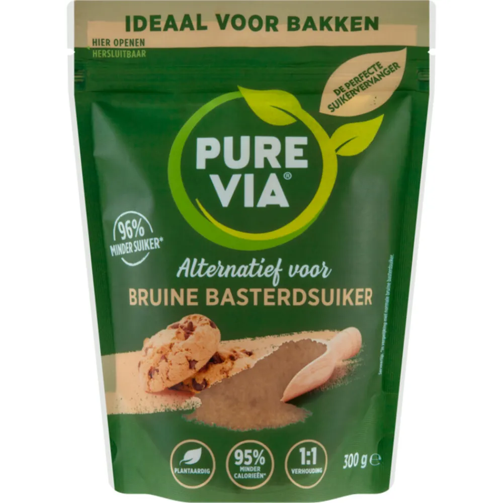 Alternatief Voor Bruine Basterdsuiker 300 gr^Pure Via Discount