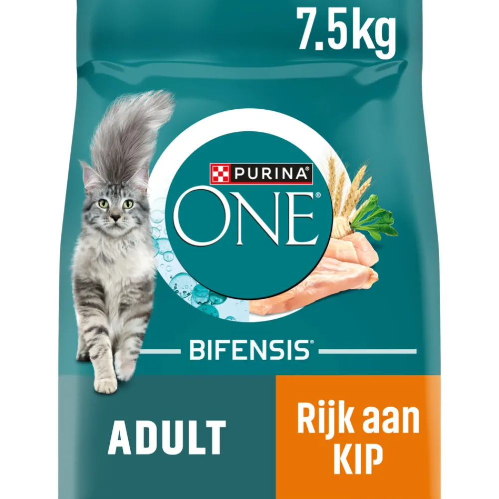 Kattenvoer<Purina ONE Adult Kip - Tarwe 7,5 kg