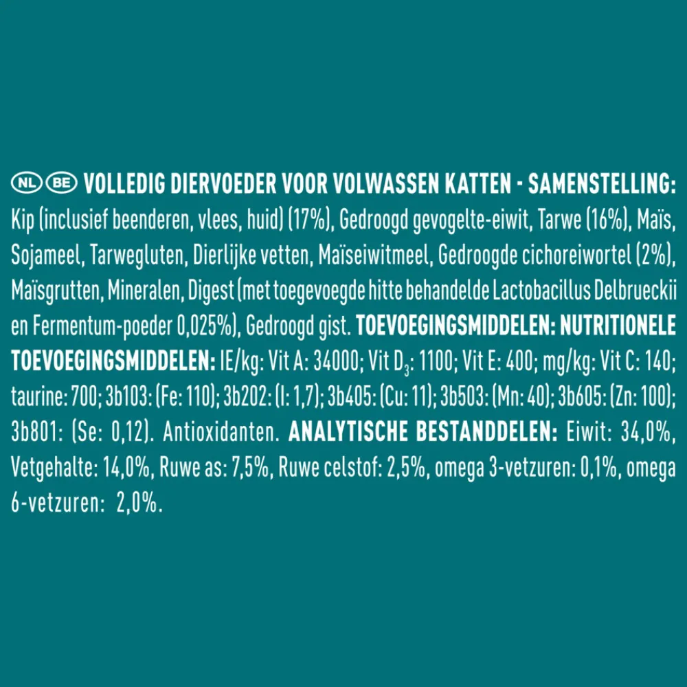 Kattenvoer<Purina ONE Adult Kip - Tarwe 7,5 kg