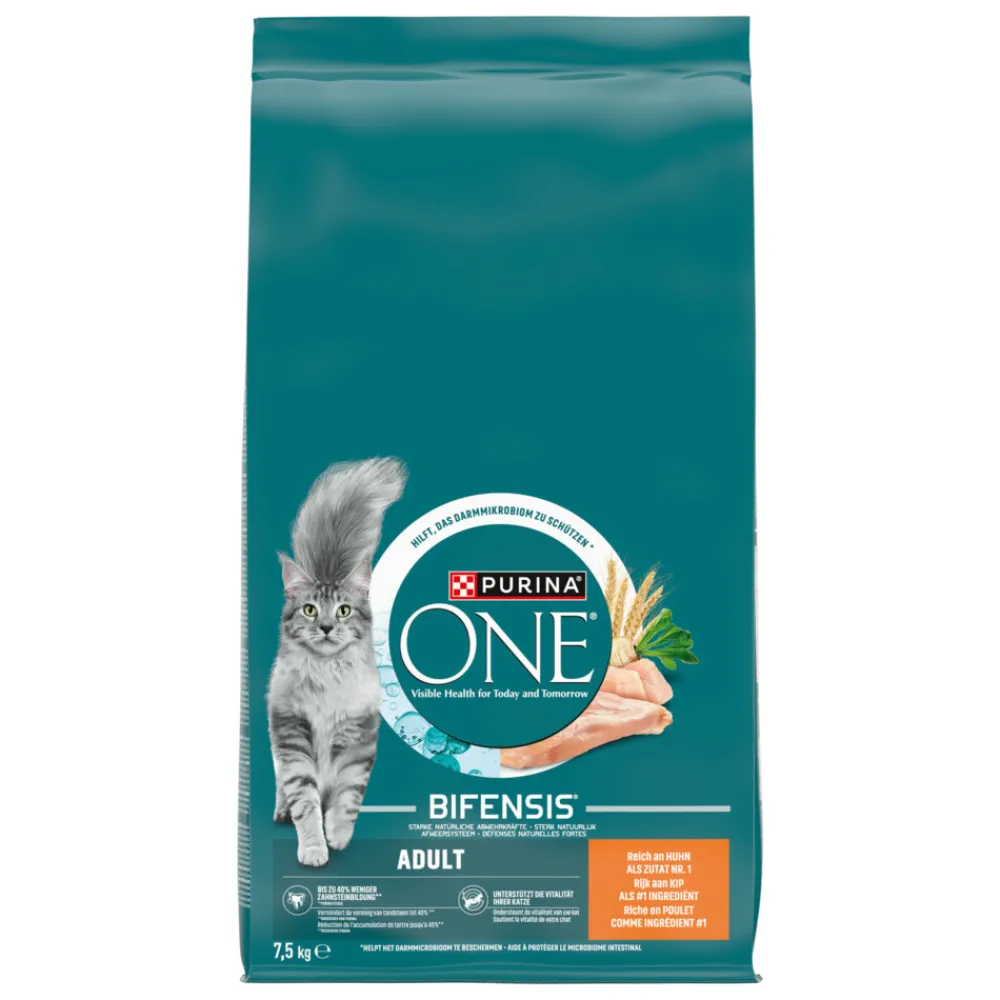 Kattenvoer<Purina ONE Adult Kip - Tarwe 7,5 kg