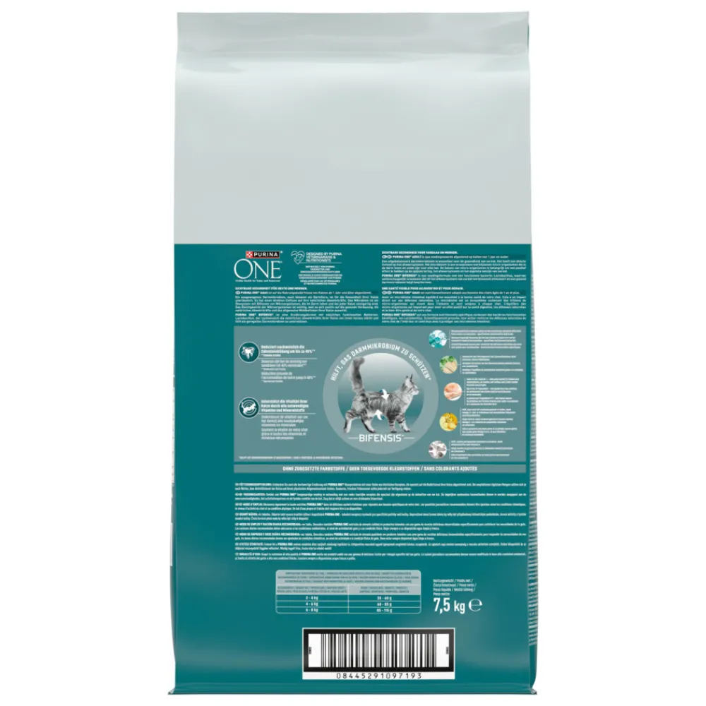 Kattenvoer<Purina ONE Adult Kip - Tarwe 7,5 kg