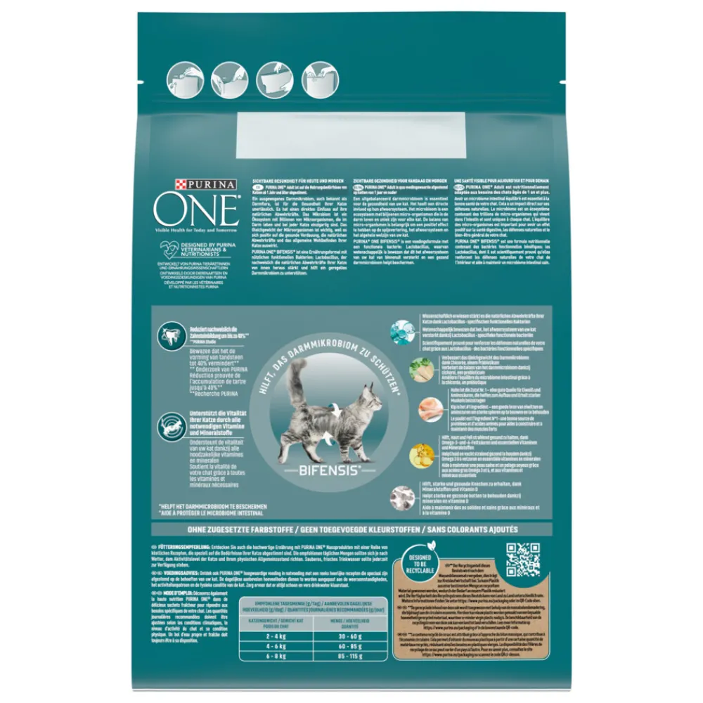 Kattenvoer<Purina ONE Adult Kip - Volkoren Granen 3 kg