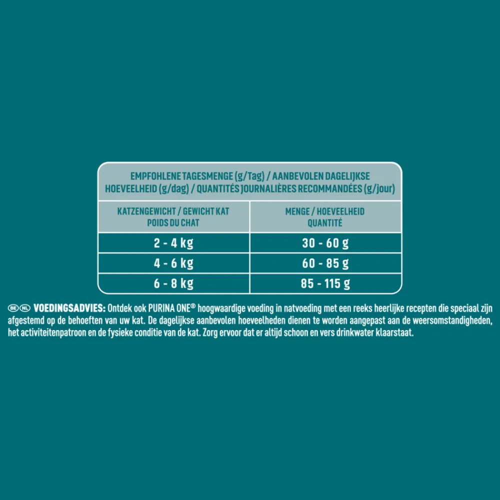 Kattenvoer<Purina ONE Adult Kip - Volkoren Granen 3 kg