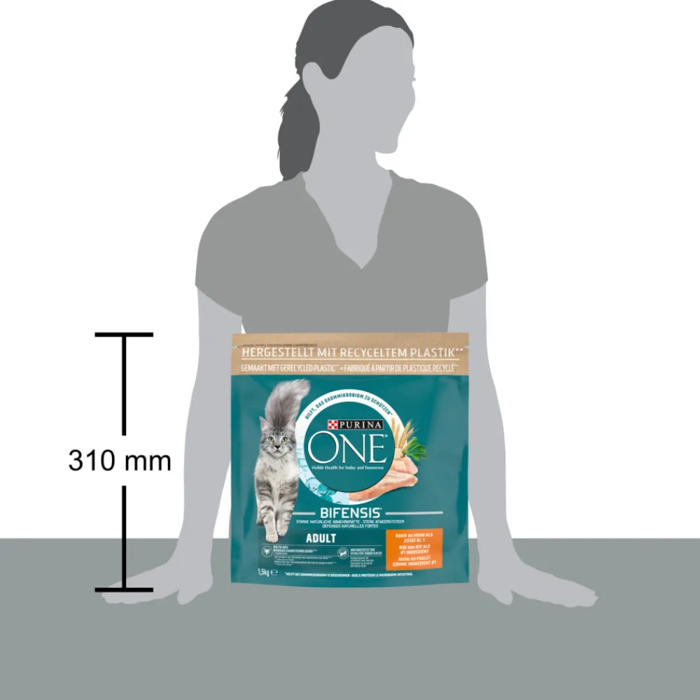 Kattenvoer<Purina ONE Adult Kip - Volkoren Granen 1,5 kg