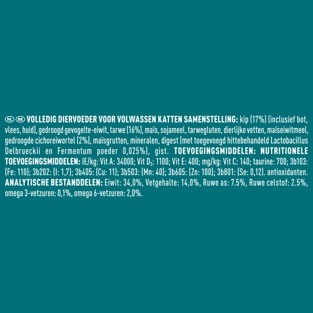 Kattenvoer<Purina ONE Adult Kip - Volkoren Granen 1,5 kg