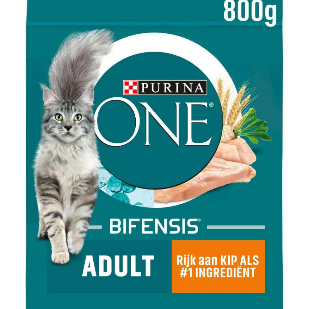Hot Adult Kip - Volkoren Granen 800 gr Kattenvoer