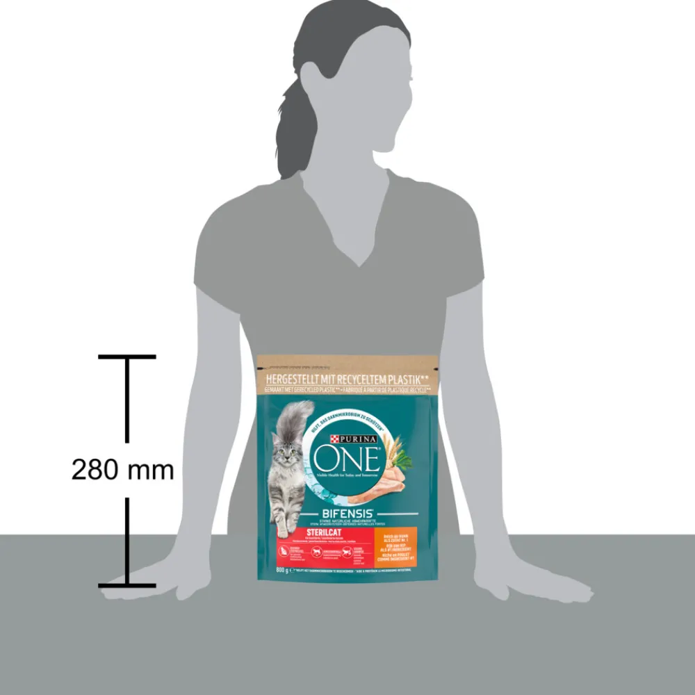 New Adult Sterilcat Kip - Tarwe 800 gr Kattenvoer