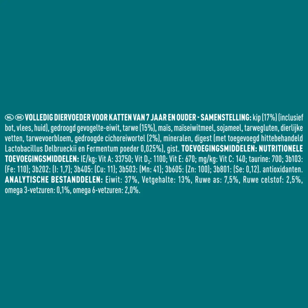 Kattenvoer<Purina ONE Senior Kip - Volkoren Granen 1,5 kg