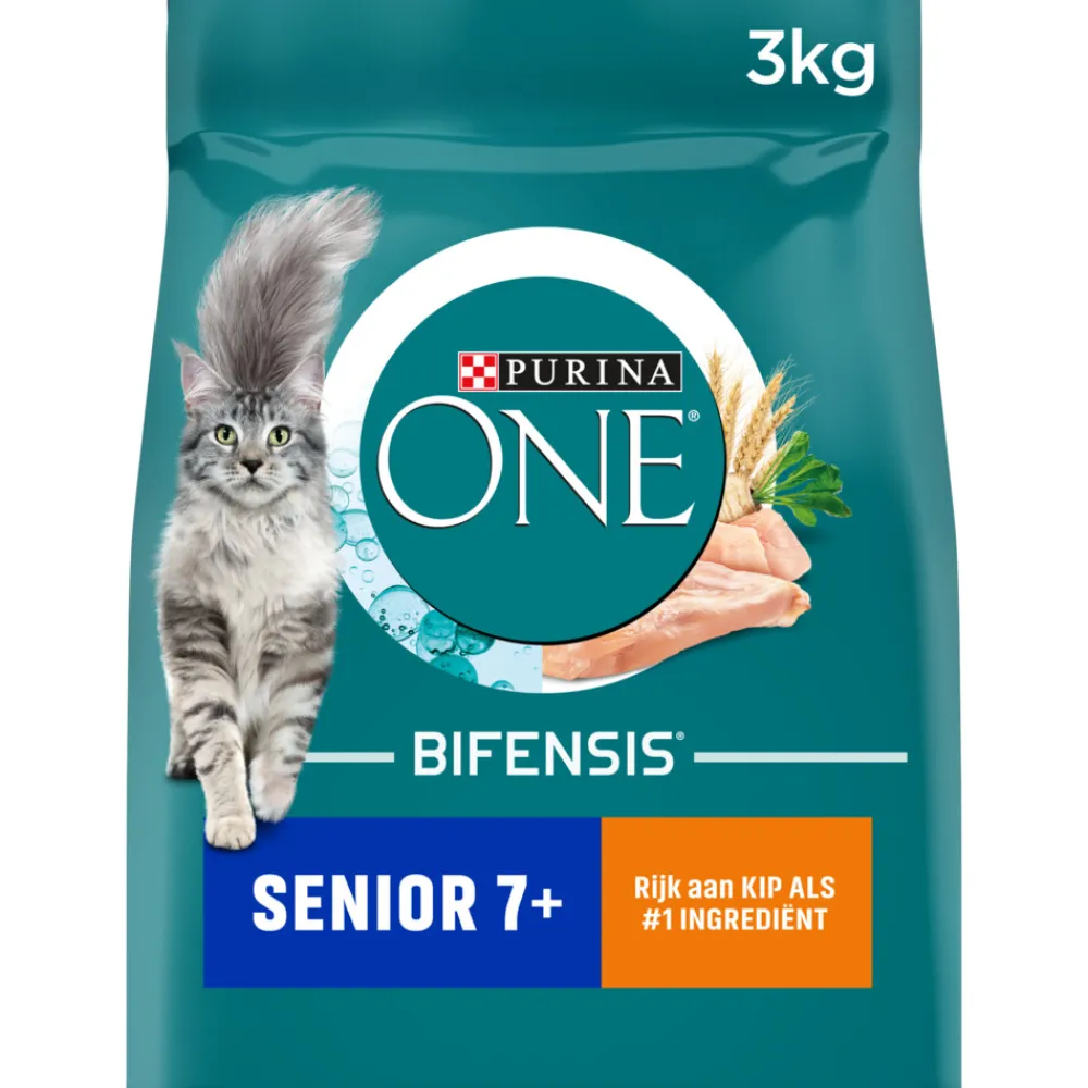 Kattenvoer<Purina ONE Senior Kip - Volkoren Granen 3 kg