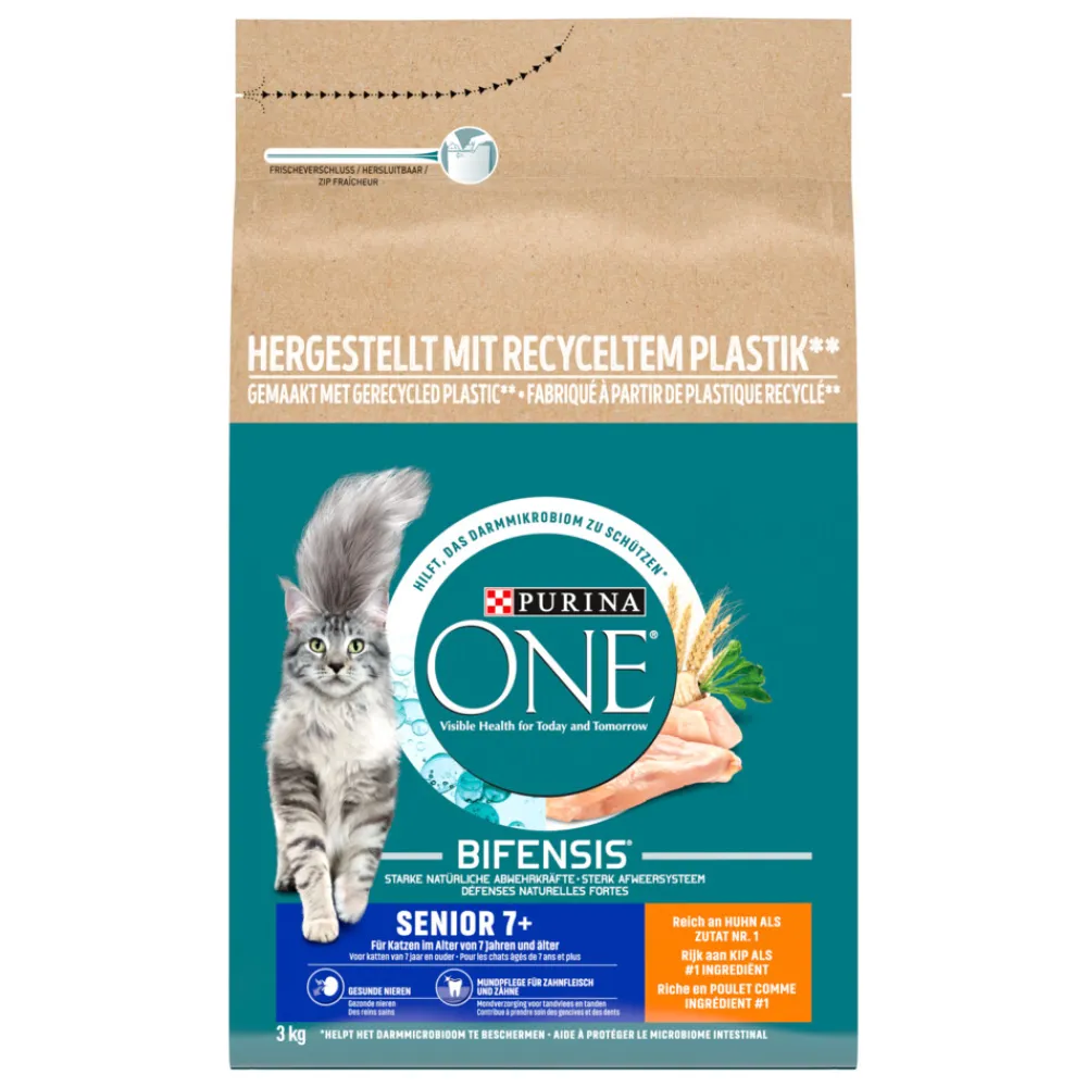 Kattenvoer<Purina ONE Senior Kip - Volkoren Granen 3 kg