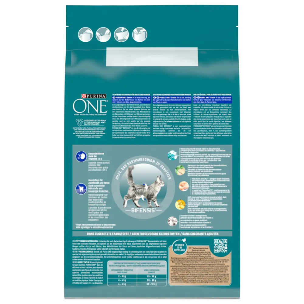 Kattenvoer<Purina ONE Senior Kip - Volkoren Granen 3 kg