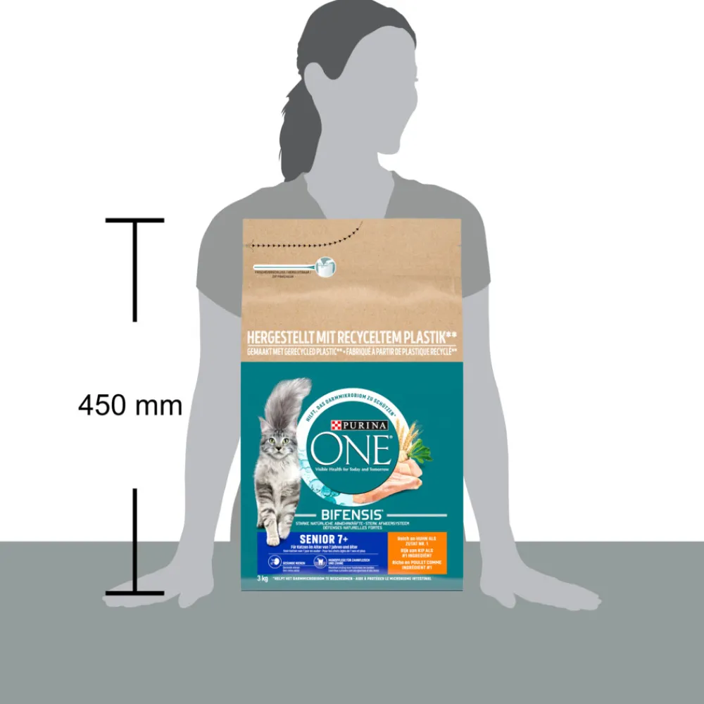 Kattenvoer<Purina ONE Senior Kip - Volkoren Granen 3 kg