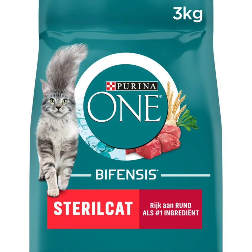 Kattenvoer<Purina ONE Sterilcat Rund - Tarwe 3 kg