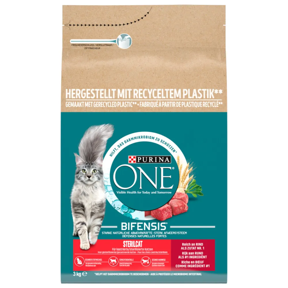 Kattenvoer<Purina ONE Sterilcat Rund - Tarwe 3 kg