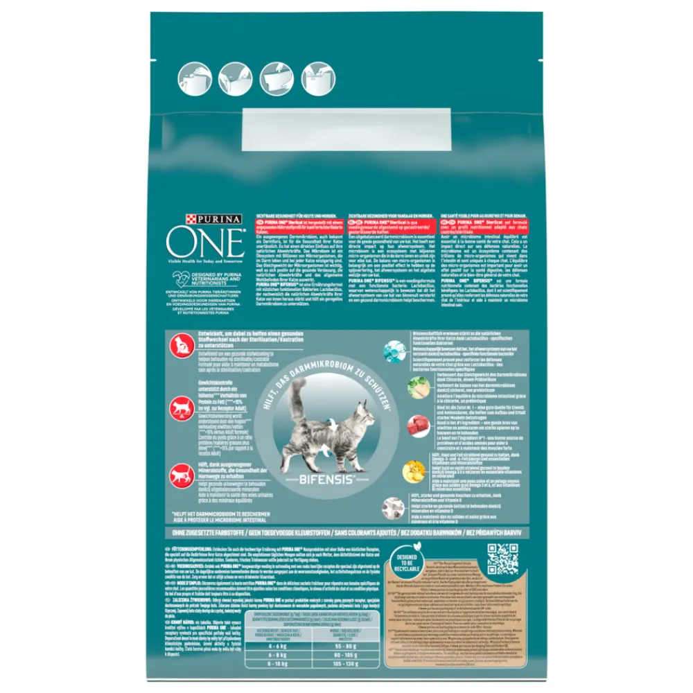 Kattenvoer<Purina ONE Sterilcat Rund - Tarwe 3 kg